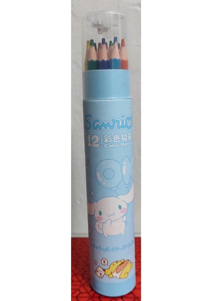 Sanrio Karakterleri Kuromi Hello Kitty 12 Li Kuru Boya Kalemi