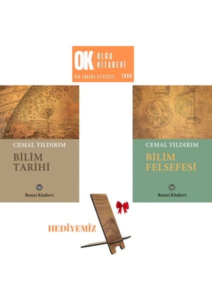 Bilim Felsefesi - Bilim Tarihi / 2 Kitap - Cemal Yıldırım ( Telefon Tutucu Hediyeli)