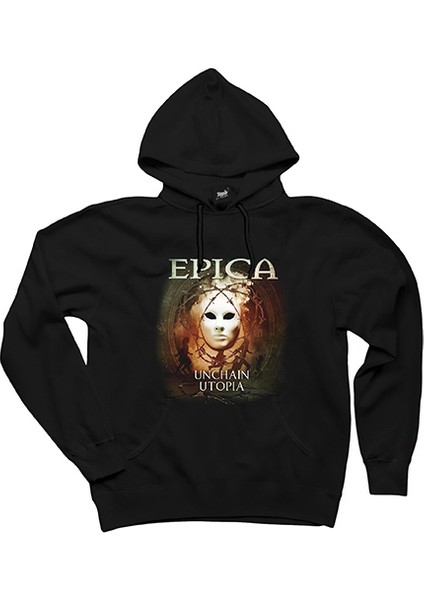 Epica Unchain Utopia Siyah Kapşonlu Sweatshirt Hoodie