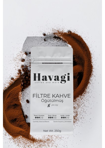 Filtre Kahve 250 gr Öğütülmüş