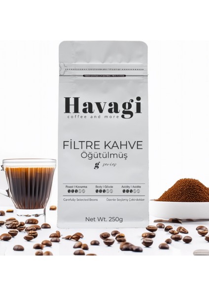 Filtre Kahve 250 gr Öğütülmüş