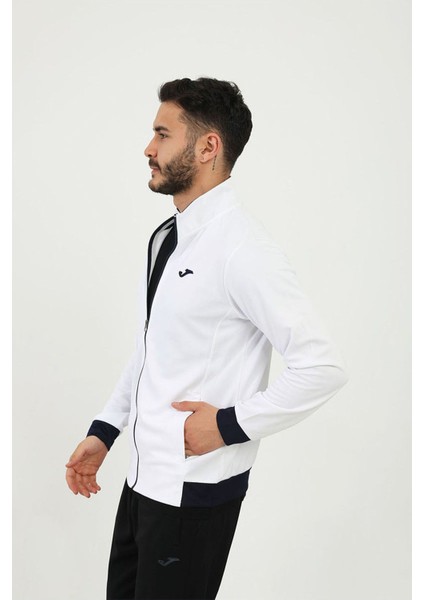 Full Zip Poly.hawk M Beyaz Erkek Sweatshirt 4231300 fırsatları