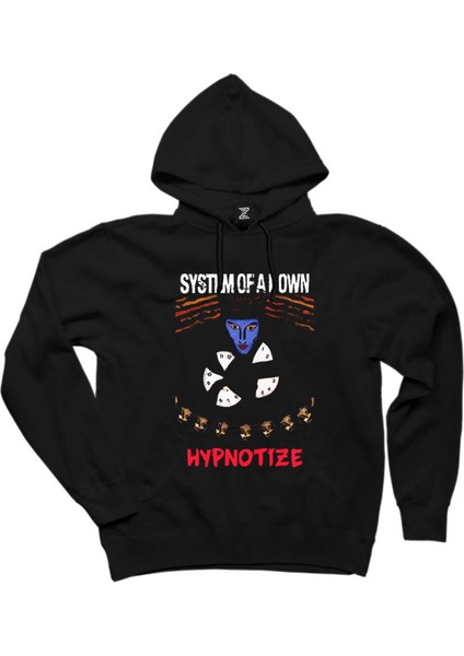 System Of A Down Hypnotize Siyah Kapşonlu Sweatshirt Hoodie