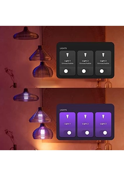 Menashop Metrashop Hue Duvar Şalteri Modülü, Tekli Paket, Hue Lambaların Sürekli Erişilebilmesini Sağlar, Mevcut Duvar Şalterinin Arkasına Kurulum, 1'li Paket