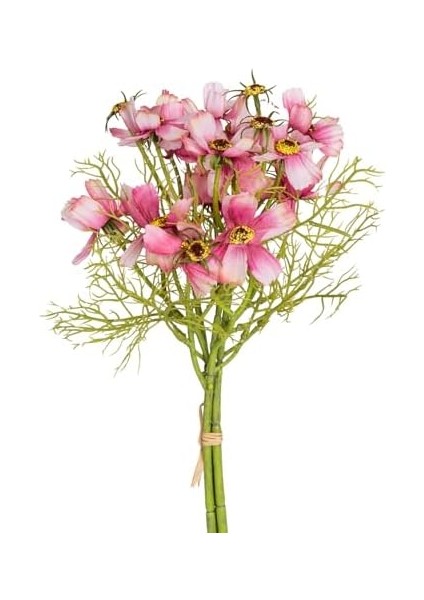 Menashop Metrashop Yapay Çiçek Papatya Vişne Çürüğü 35 Cm.