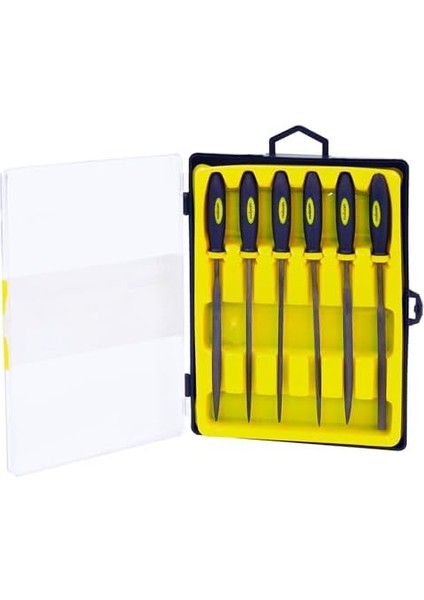 Menashop 24615 Needle File Set, 140 mm - 6 Pieces
