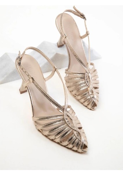 Mnrs 03127 9 cm Topuklu Kadın Stiletto Abiye Ayakkabı indirimleri
