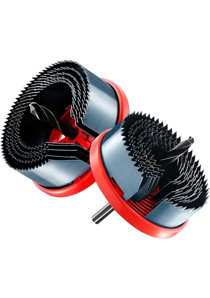 Menashop Metrashop Better Tools For Better Lıfe Delik Testeresi Seti Kutu Matkabı 7 Testere Çelengi ve 5 Testere Çelengi, Ahşap, Alçı Panel, Sunta, Delik Delme Için