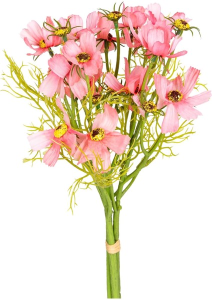 Menashop Metrashop Yapay Çiçek Papatya Pembe 35 Cm.
