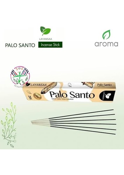 Menashop Metrashop Palo Santo (Kutsal Ağaç) Kokusu Agarbatti Özel Aroma Kokusu 20 Adet 1 Paket Çubuk Tütsü