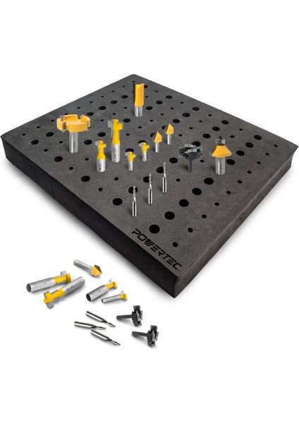 Menashop 71046 Router Bit Tepsi