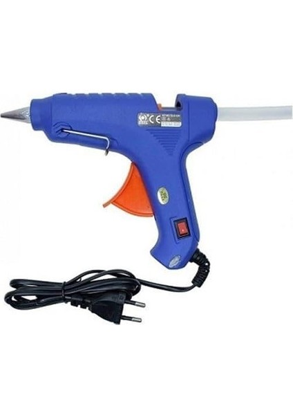 Menashop Sıcak Silikon Tabancası 60W Tetikli Tabanca Mum Tutkal Tabancası 3 Ad Silikon Hediye