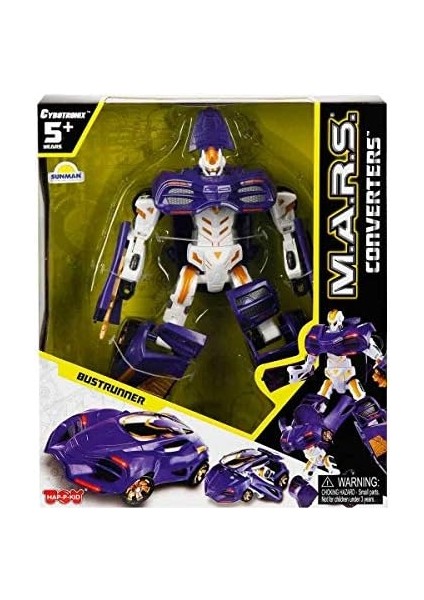 Menashop Metrashop Happy Kid Robot M.a.r.s. Dönüşen Araba Bustrunner/solar Spark