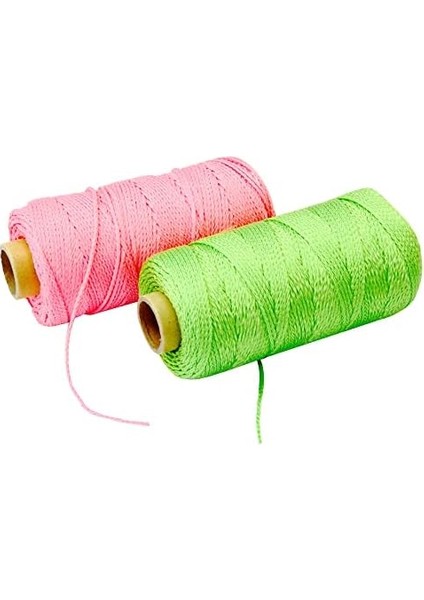 Menashop Metrashop 52607 Çırpı Ipi, Yeşil Veya Pembe, 152 M, 1 Adet