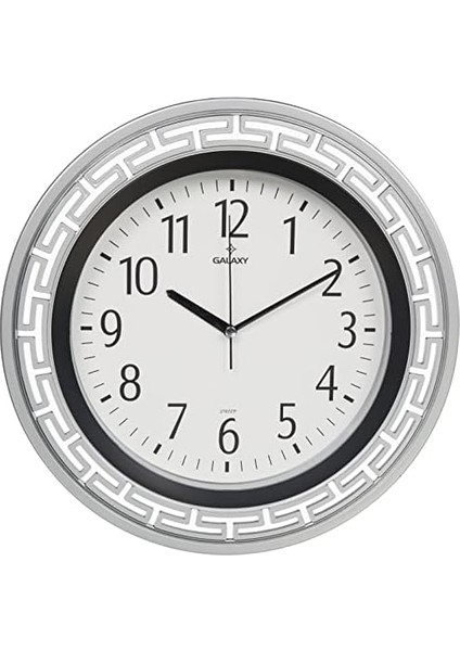 Glx-82-G Dekoratif Kasa Sessiz Akar Mineral Cam Duvar Saati, Beyaz, 35 cm fiyatları