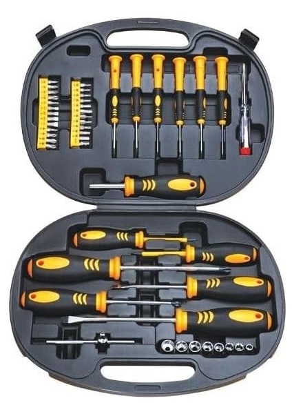 Menashop W 2236 Tornavida-Bits Uç-Lokma Seti, 49 Parça