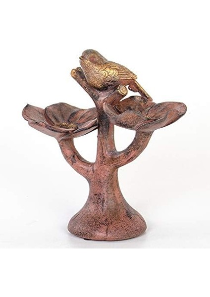 Menashop Metrashop Flora Dekor Dal Kuşlu 18,5X8,5X17,5 cm