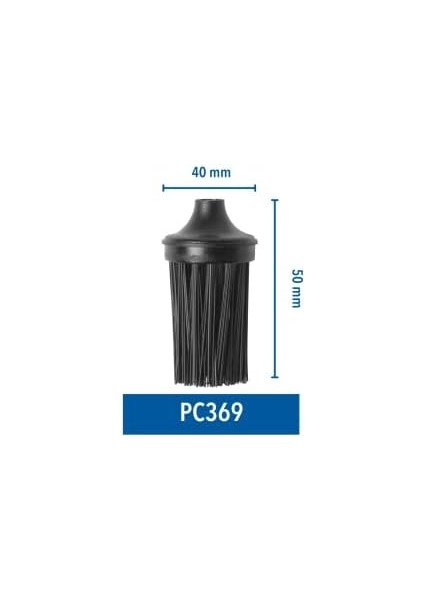 Menashop Metrashop PC369 Versa Köşe Fırçası, Zor Erişilen Yüzeyler Için, Dremel Versa (PC10-1/10) Ile Uyumlu