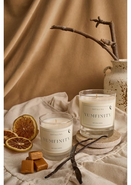 Menashop Metrashop Yumfinity Karamel-Ananas Kokulu Soya Mum (Küçük)