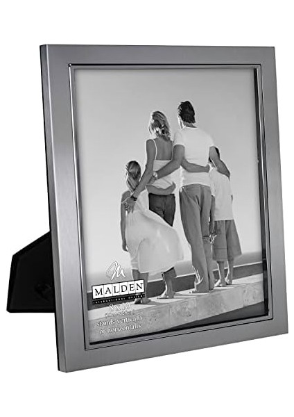 Menashop Metrashop International Designs Uptown Mat Gümüş, Gümüş Moda Metal Çerçeve, 8X10, Gümüş fiyatları