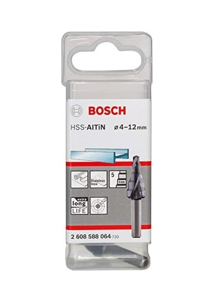 Menashop Metrashop Professional Kademeli Matkap Hss-Altin 3 Yüzeyli Şaftlı (M10-M40)