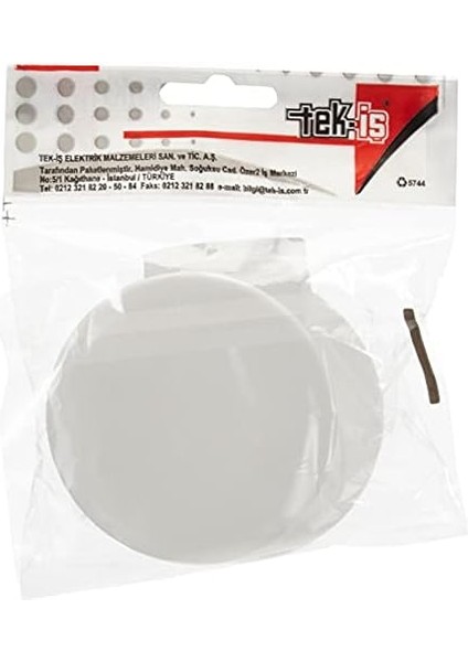 Menashop Metrashop Buat Kapağı Düz 2'li Plastik