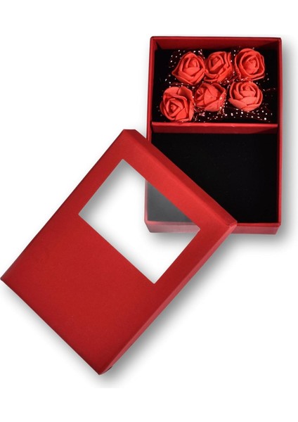 Menashop Metrashop Madam&matmazel Kadın Modası Bahar Kampanyası Madam Matmazel Güllü Takı Kutusu, Kolye, Küpe, Set, Organizer, Dekoratif, Romantik, Hediye