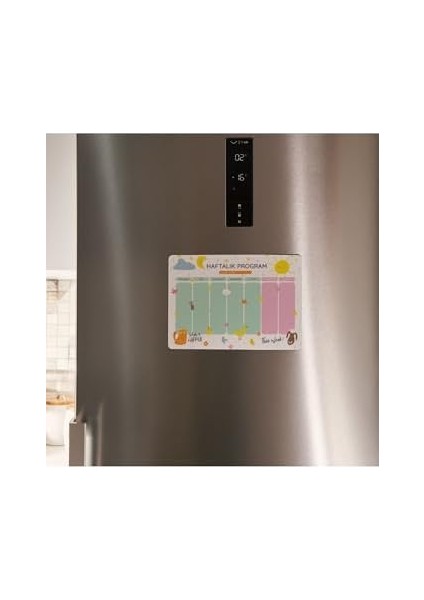 Renkli Magnet Haftalık Görev Planlayıcı 29,7 x 21 cm