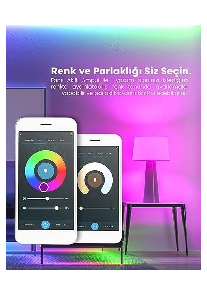 Menashop Metrashop Akıllı Priz ve LED Ampül Seti, Wi-Fi ile Uzaktan Kontrol, Anlık Enerji Tüketim Takibi, Zamanlayıcı