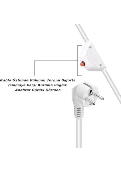 Menashop Metrashop TC-21564 6 Lı 1.5 Metre Kablolu 4 USB Li Type-C 3000W 16AH Akım Korumalı Priz (Beyaz-6) fiyatları