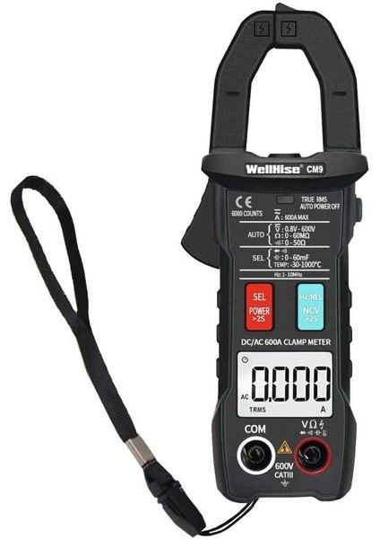 Menashop Metrashop Cm9 600A Ac/dc Dijital Otomatik Pensampermetre True Rms