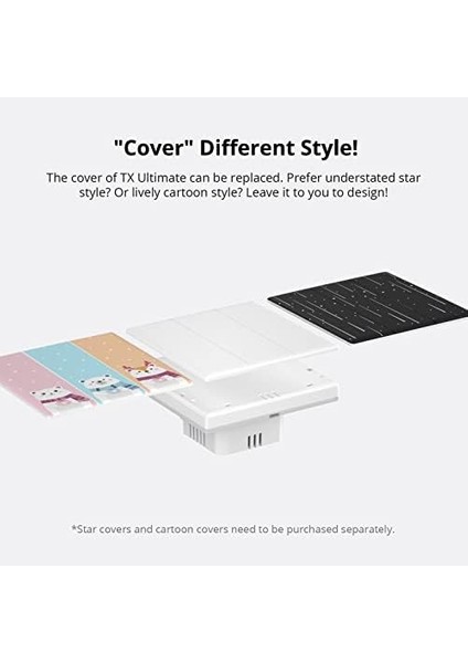 Menashop Tx Ultimate Akıllı Dokunmatik Duvar Anahtarı 3 Kanallı