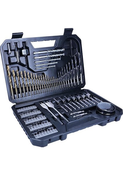 Menashop Metrashop Professional Accessories 2607017367 Matkap Seti Dahil V-Line Titanium 103-PARÇA