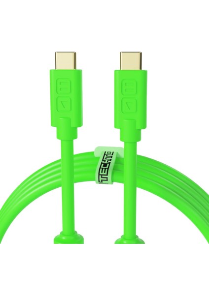 Menashop Techtools Chroma Cables Usb-C To C - 1mt | Green