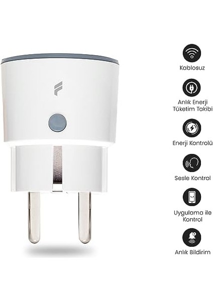 Menashop Metrashop Wi-Fi Akıllı Priz (16A)