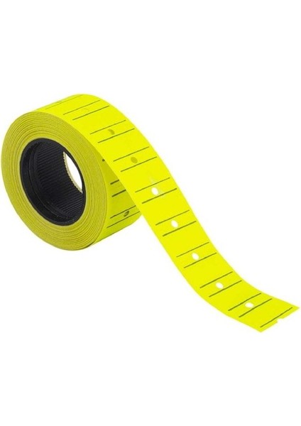 12 Adet 12X21 Motex Fosforlu Sarı Motex Etiketi