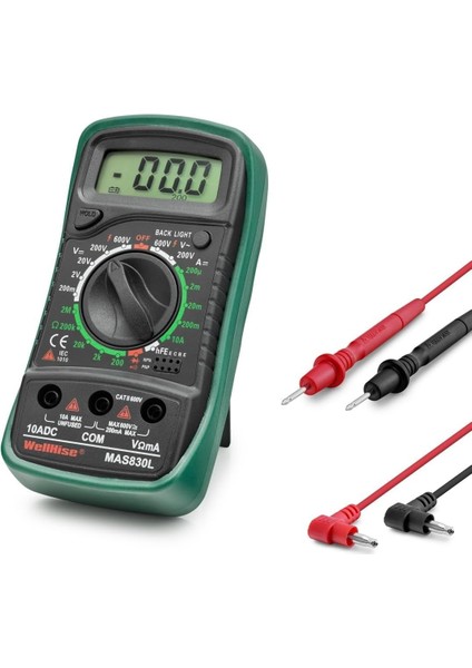 Menashop Metrashop MAS830L Dijital Multimetre Ölçü Aleti