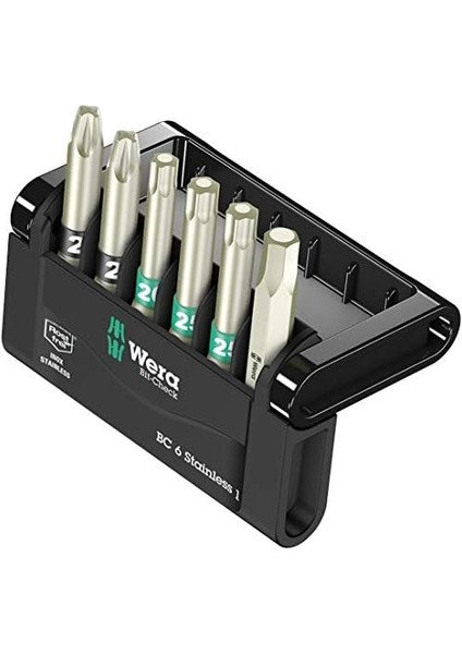 Menashop Metrashop Uç Seti, Bit-Check 6 Stainless 1 Sb, 6-Parça, 05073634001