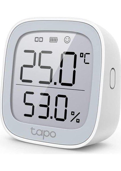 Menashop Tapo T315, Ücretsiz Veri Depolama, LCD Ekran, Gerçek Zamanlı Bildirimler, Pil Dahildir, Alexa ve Google Home ile Çalışır, Tapo Hub Gereklidir Ayrıca Satılır, Akıllı Sıcaklık ve Nem Monitörü