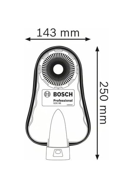 Menashop Metrashop Professional Gde 68 Toz Emme Adaptörü (Bosch Kırıcı Delici Makineler ile Uyumludur)