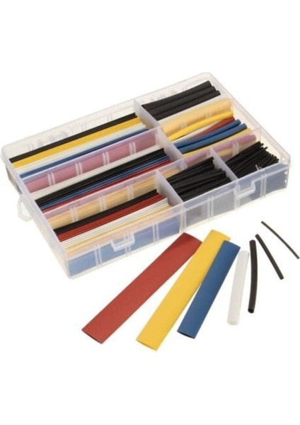 Menashop Polyolefin Shrink Boru Daralan Makaron Set Kutulu 140'LI