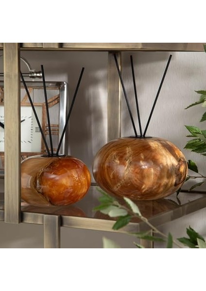Menashop Metrashop Concept Aura Ağaçtan Oda Kokusu Standı Elips Mavi 15CM