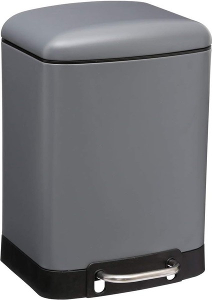 Menashop Metrashop 5 Five Ariane Antrasit Gri 6 Litre, Çöp Kovası