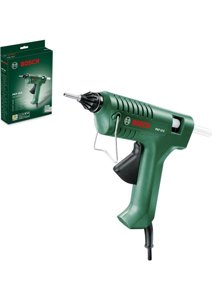 Menashop Metrashop Pkp 18 E Elektrikli Sıcak Tutkal Tabancası, 240 V, Tutkal Çubuğu 1 Adet Ekstra Uzun Nozül, Yeşil