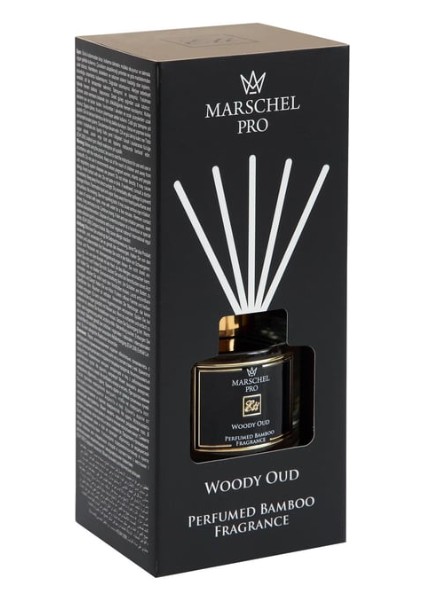 Woody Oud Çubuklu Koku Cam Şişe 165 ml