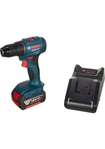 Menashop Metrashop Gsr 185 Akülü Delme/vidalama Makinesi 1x4.0 Ah Akü, Gal 18V-40 Sarj Cihazı, Soft Bag