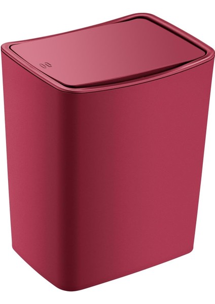 Menashop Metrashop Touch Çöp Kovası 4 Lt Carmen Kırmızı