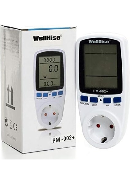 Menashop Metrashop PM002+ Wattmetre Enerji Ölçer 16A 3680W fiyatları