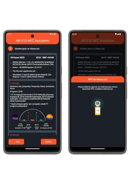 Menashop Metrashop AR-01D-NFC Astronomik Zaman Saati