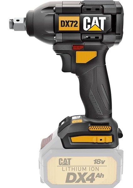 Menashop Metrashop DX72B 18VOLT 350NM Kömürsüz Profesyonel Şarjlı Somun Sıkma (Akü Dahil Değildir)